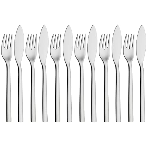 Conjunto de Talheres para Peixe WMF Nuova WMF - Jogos de talheres - inox, alta qualidade, garfos, colheres, facas