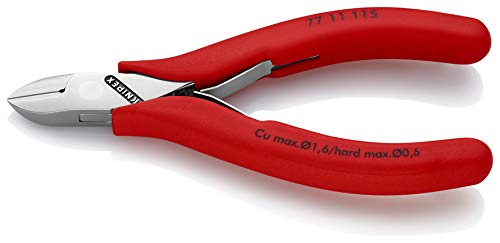 Knipex 77 11 115 alicate Alicate de corte diagonal KNIPEX - Ferramentas para fios e cabos - diagonal, 11.5 cm, 70 g, plástico