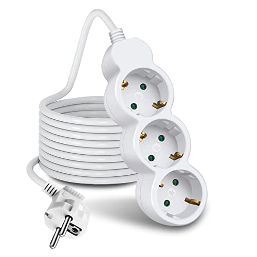 Extensão Elétrica STARTECH.COM PXTPLUG3M Branco EXTRASTAR - Fios e cabos elétricos - extensão elétrica, startech.com, PXTPLUG3M, branco