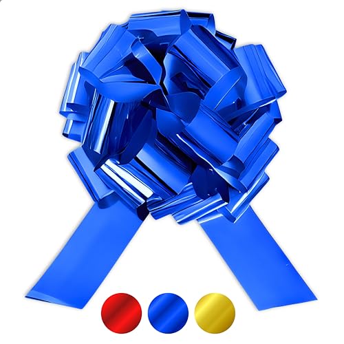 Üka Lazo de Regalo XXL 40 cm Azul (Recondicionado Como Novo) Mäff Europe S.L. - Enfeites e acabamentos - 40 cm, azul, reconstruído