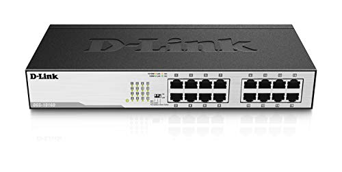 Switch D-LINK DGS-1016D (16 Portas Gigabit) D-Link - Concentradores e comutadores - 16 portas gigabit, giga-e, realtek rtl8169sc, 1000 mbit/s