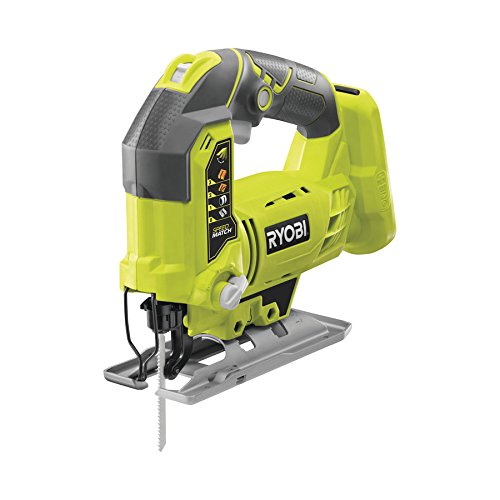 Serra de Recortes RYOBI R18JS-0 (Ferramentas Eléctricas) Ryobi - Serras tico-tico - bateria, preto, verde
