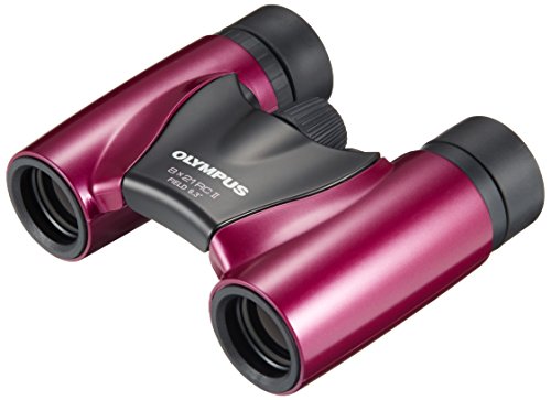 Olympus 8X21 RC II Binóculos Rosa, Prateado Olympus - Binóculos - compactos, prisma BAK-4, proteção UV, ampliação 8x