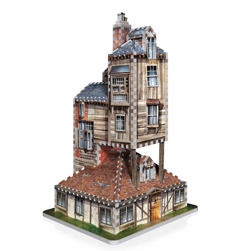 Puzzle 3D HARRY POTTER The Burrow (Idade Mínima Recomendada: 8 anos - 216 Peças) Wrebbit - Quebra-cabeças - Harry Potter, burrow, 3D, 216 peças