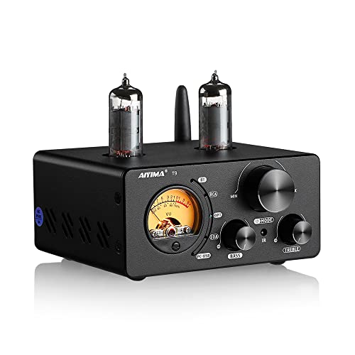 Amplificador AIYIMA Tube T9 (Bluetooth - 100 W) YIMA TECH - Amplificadores de áudio - bluetooth, 100 W, subwoofer, usb