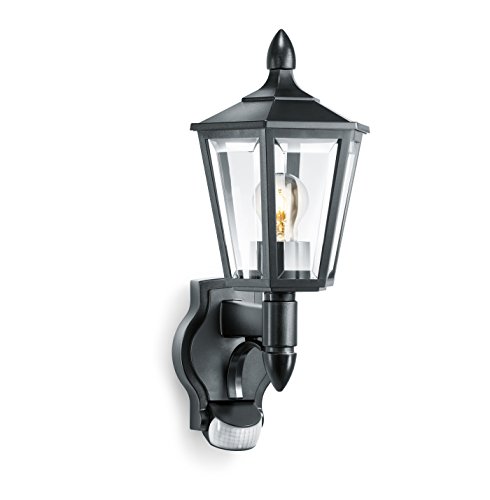 STEINEL L 15 Outdoor wall lighting E27 Preto, Transparente 70846 Steinel - Luminárias de parede - sensor infravermelho, ca, preto transparente, ik 04