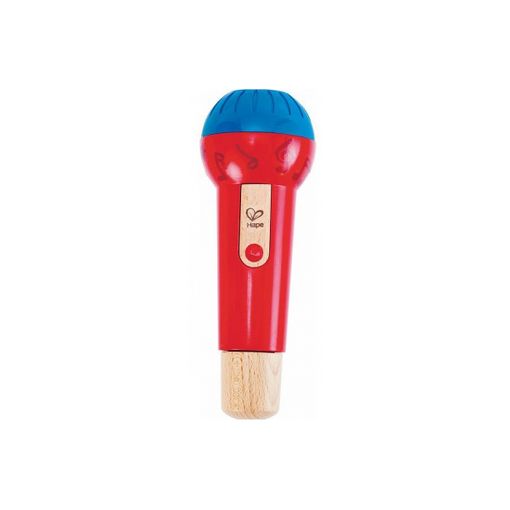 Microfone HAPE Eco (Idade Mínima Recomendada: 1 ano) HAPE - Brinquedos - microfone, madeira, desenvolvimento linguagem, canto