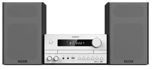 Kenwood M-822Dab Sistema de Áudio com Receptor Rádio e Cd Branco Kenwood - Reprodutores de áudio e gravadores - rádio, cd, amplificação 2 x 50W, alta fidelidade, usb bluetooth