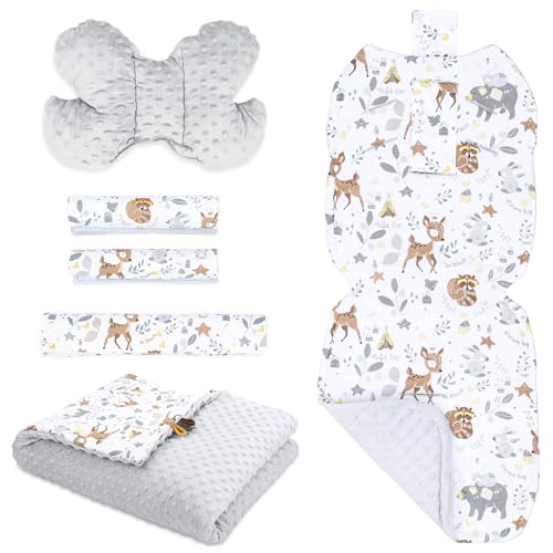 Almofada para Assento de Carrinho para Cervos Totsy Baby - Móveis para bebês e crianças pequenas - almofada, carrinho, cervos