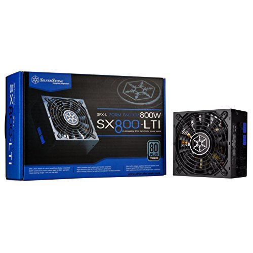 Fonte de Alimentação SILVERSTONE SST-SX800-V12 (ATX - 800 W - 80 Plus Titanium) Silverstone - Fontes de alimentação para computador - ATX, 800 w, 80 plus titanium, potência 800 w