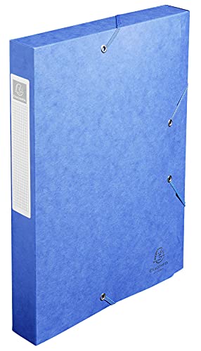 Caixa de Arquivo EXACOMPTA (Azul - Polipropileno) EXACOMPTA - Arquivamento e organização - polipropileno, resistente, durável, azul