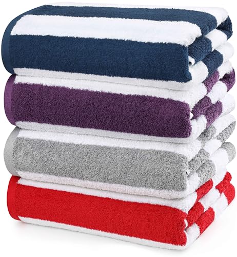 Conjunto de 4 Toalhas de Praia UTOPIA TOWELS Cabana (Algodão - 76 x 152 cm) Utopia Towels - Toalhas de praia - algodão, 76 x 152 cm, 4 toalhas