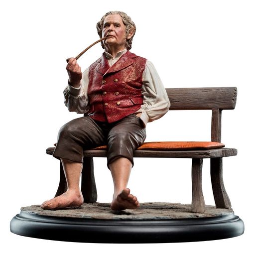 Figura WETA Lord of the Rings - Bilbo Baggins Weta Collectibles - Materiais de arte e artesanato - pvc, 10 cm, Bilbo Baggins, o hobbit