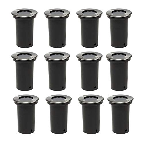 Candeeiro de Jardim VIDAXL 12X Borda de Solo Exterior vidaXL - Luminárias Decorativas - jardim, exterior, borda solo