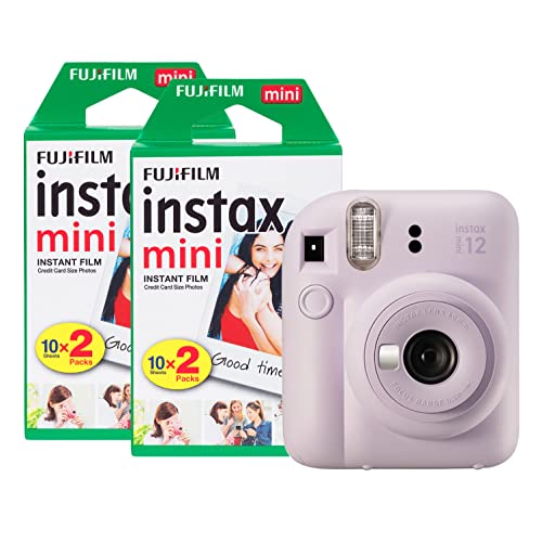 Máquina Fotográfica Instantânea FUJIFILM Instax Mini 12 (Roxo) INSTAX - Câmeras - instax mini, papel fotográfico, design moderno, lente decorada