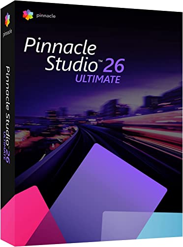 Pinnacle Studio 26 Ultimate Corel Software Pinnacle - Software de computador - edição de vídeo, interface intuitiva, funcionalidade avançada, criar vídeos