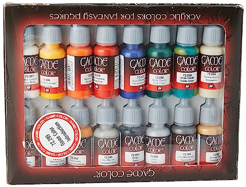 Conjunto de tinta para pintar por números GAME Vallejo - Tinta, tinta de arte e esmalte - conjunto, tinta, pintar, números