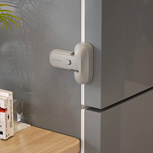 Conjunto de 2 Portas para Geladeira EUDEMON 1 Ningbo Eudemon Child Protective Equipment Co., Ltd. - Travas de segurança para bebê - porta, geladeira, eudemon