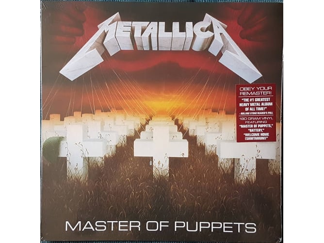Vinil Metallica - Master of Puppets (Remastered) MERCURY - Música e gravações de som - vinil, metallica, master of puppets, remastered