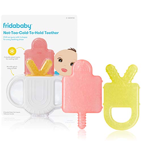 Mordedor FRIDA BABY Silicone (0-12 meses) Frida - Chupetas e mordedores - silicone, 0-12 meses, massajar gengivas, sem frio