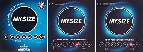 Preservativos MY SIZE Látex Free 69 Mm (3 un) My Size - Cuidados pessoais - latex free, 69 mm, 3 unidades