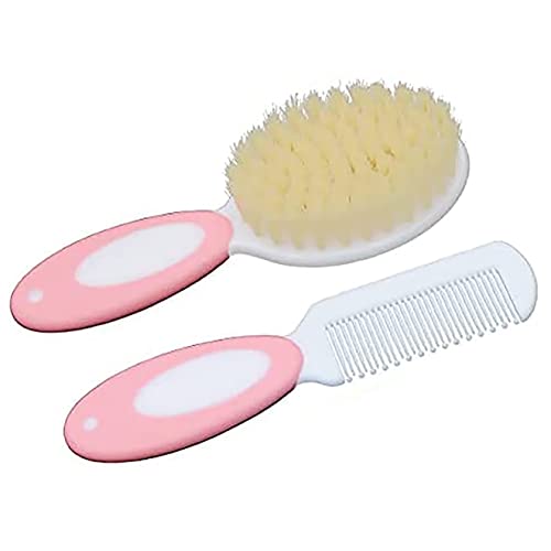 Escova e Pente para Bebés 24 Unidades Rosa HUAYINGMEI - Pentes e escovas - escova, pente, bebés, rosa