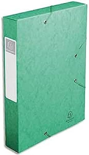 Caixa para Arquivo EXACOMPTA 6 Cm Verde (19.5 x 26 x 2.8 cm) EXACOMPTA - Arquivamento e organização - cartão, a4, laminado, documentos