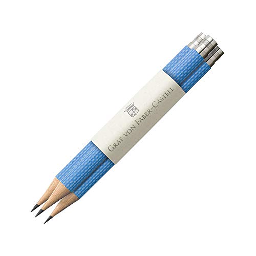 Lápis de Carvão FABER-CASTELL 118668 (Azul) Graf von Faber Castell - Lápis - ponta grossa, azul, estojo