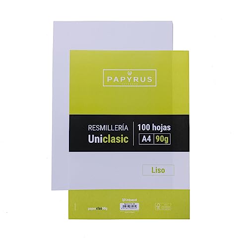 Unipapel Pack 100 Folhas Papel Claro 90 G/M² Grafoplás - Papel de impressora e copiadora - 100 folhas, papel claro, 90 g/m²