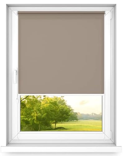 Estores TIME4BLINDS Mini Rolling Basic Castanho (120 x 500 cm) Fart Produkt - Persianas e cortinas - mini, rolling, castanho, 120x500cm
