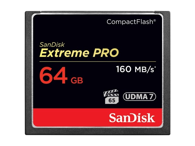 Cartão de memória CF SANDISK Extreme Pro 64GB UDMA 7 Sandisk - Cartões de memória flash - cartão, memória, sandin, Extreme Pro, 64gb, udma 7