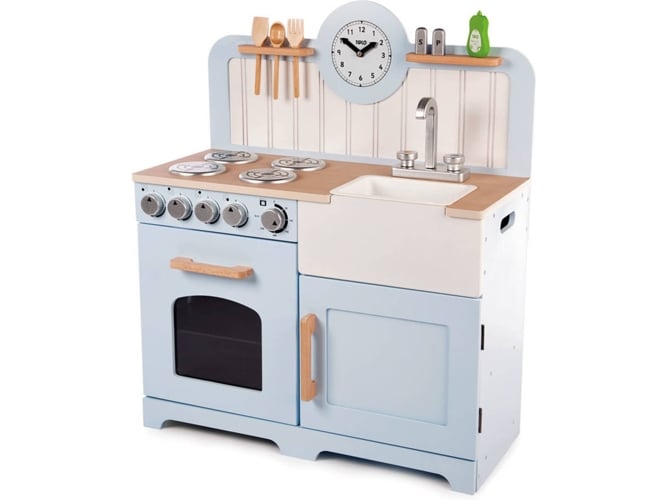 Brinquedo de Madeira JBM TOYS 1000-0001 (Idade Mínima Recomendada: 3 anos) Tidlo - Cozinhas de brinquedo e alimentos de brincar - madeira, preto, verde, 3 anos