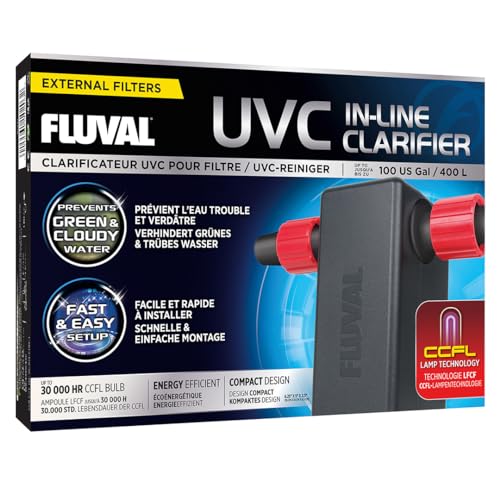 Filtro clarificador FLUVAL UV-C (5 L - Preto) Rolf C Hagen - Filtros de aquário - 5 l, preto, UV-C, automático