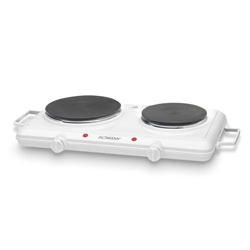 Placa de Cozinha Portátil BOMANN DKP 5028 CB (Preparação de Alimentos a Frio) Bomann - Eletrodomésticos de cozinha - portátil, 1000 W, 1500 w, 2 bocas