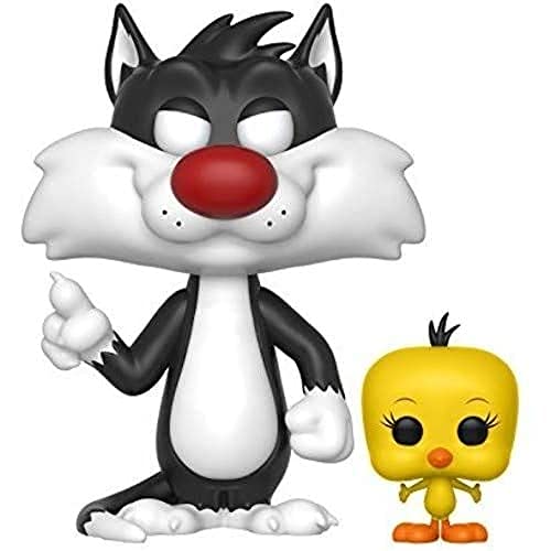 Figura FUNKO POP! Looney Tunes Sylvester and Tweety Funko - Bonecos de ação e brinquedo - figura, funko pop, looney tunes, sylvester, tweety, 9cm