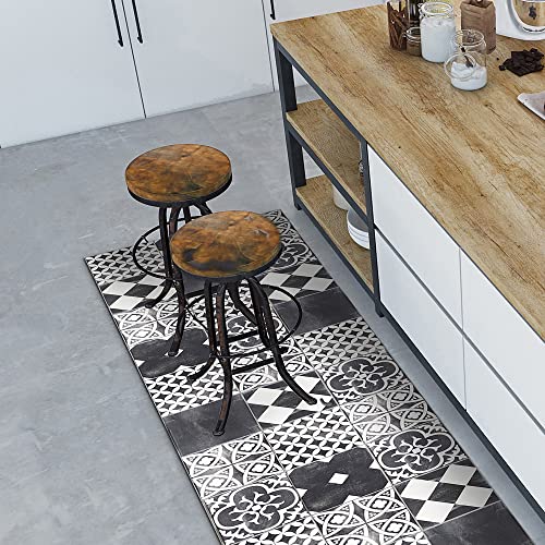 Tapete Cocina VINYL CREARREDA (Branco - PVC) Dekoidea By Crearreda - Tapetes - vinil, anti-salpicos, ignífugas, impermeáveis