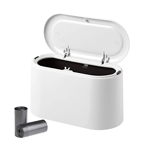 Caixote do Lixo VORHOT com Tapa (2L - Resina) VORHOT - Lixeiras e cestos de lixo - 2L, resina, tapa oscilante