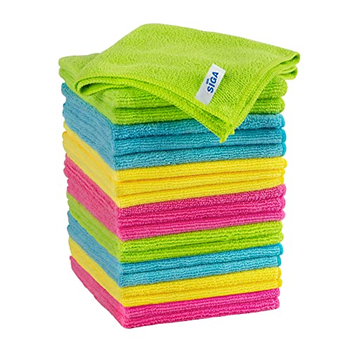 Toalhas de Limpeza MR. SIGA (Microfibra - 32x32cm) Ningbo Shijia Cleaning Tools Co., Ltd. - Panos de limpeza de loja e panos de limpeza de uso geral - microfibra, 32x32cm, poliéster, absorve água