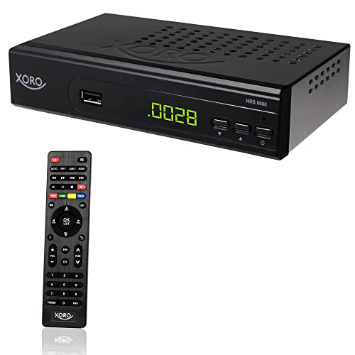 Receptor de TV por Satélite XORO HRS-8660 Preto Xoro - Receptores de satélite - satélite, tv, preto