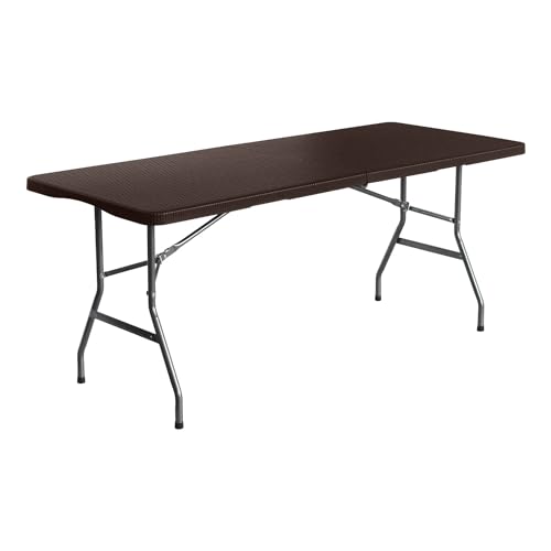 Mesa de Cozinha Dobrável THINIA HOME (180x90cm) THINIA HOME - Conjuntos de móveis - dobrável, resina, metal, 150 kg
