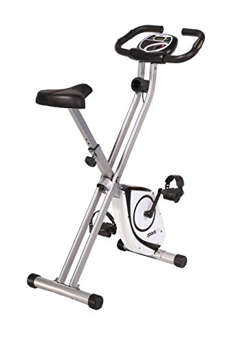 Bicicleta Estática SPORTPLUS X-BIKE (Preto - 46x110x124cm - Dobrável) SportPlus - Bicicletas de exercício - resistência magnética, ecrã LCD, compacta, desmontável