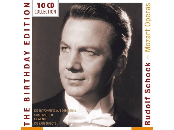 Box 4 CD'S RUDOLF SCHOCK - Mozart Operas The Birthday Edition DOCUMENTS - Música e gravações de som - box, cds, rudolf schock, mozart operas, birthday edition