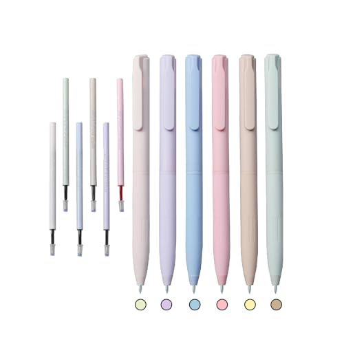 Canetas de Gel TECKI Morandi (0.5 mm - Multicor) TECKI - Canetas - 0.5 mm, multicor, ponta de borracha, fácil lavável