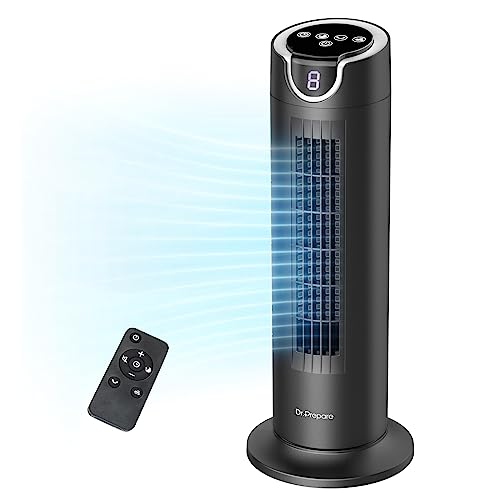 Ventoinha de Chão DR PREPARE Silent Fan Tower (3 velocidades - 40 W - Diâmetro 35 cm) DR.PREPARE - Ventiladores - ventoinha, chão, dr prepare, silent fan tower, 3 velocidades, 40 W, diâmetro 35 cm
