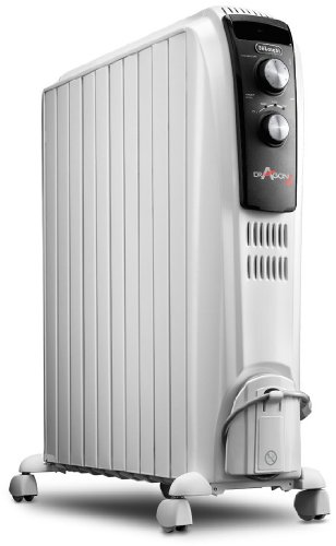 Aquecedor a Óleo DELONGHI Trd04-1025 (2500 W) DELONGHI - Aquecedores portáteis - 2500 W, 3 níveis, ajuste de temperatura, proteção contra gelo