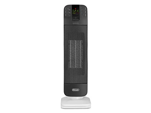 Aquecedor Termoventilador DELONGHI HFX65V20 (2000 W) DELONGHI - Aquecedores portáteis - 2000 W, temporizador, preto branco