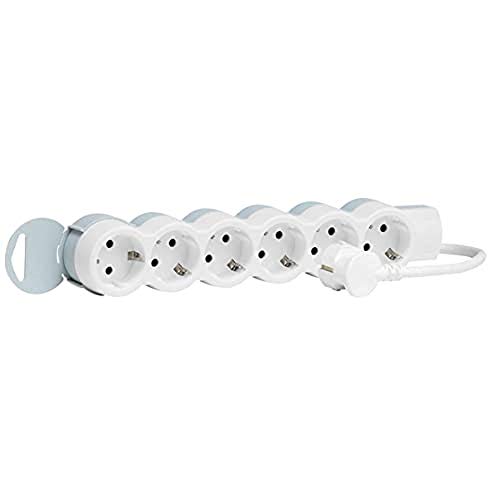 Tomada LEGRAND 695016 (8 Tomadas - Tipo E) Legrand - Fios e cabos elétricos - 8 tomadas, proteção infantil, interruptor on/off, 15 metros