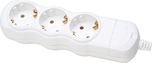 Kopp 120301007 tomada Tipo F Branco (Electricidade e Domótica) Kopp - Filtros de linha e supressores de surtos - tipo f, 3 tomadas, termoplástico, IP20