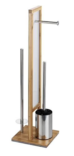 Suporte para Piaçaba Wenko 24391100 | Aço inoxidável, Madeira Wenko - Suprimentos de limpeza doméstica - aço inoxidável, madeira