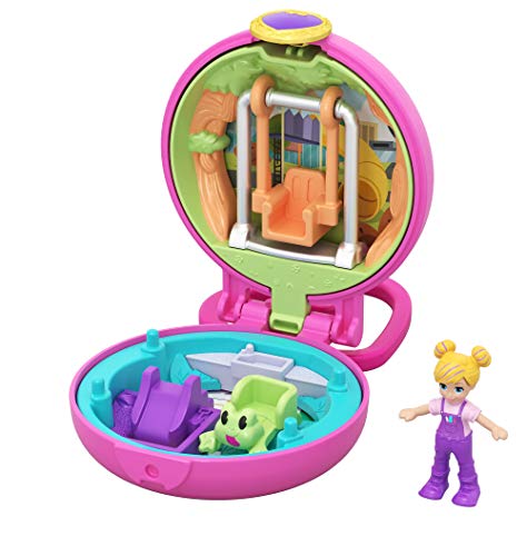 Polly Pocket - Diversão no parque (Idade Mínima Recomendada: 4 anos) Polly Pocket - Brinquedos - 2 mini figuras, 3 acessórios, 4 anos